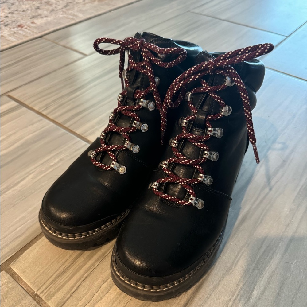 Black Target Booties
